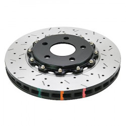DBA 5000 series Forato & scanalato 2 pezzi Black Hat DBA52218BLKXS (2 pezzi)