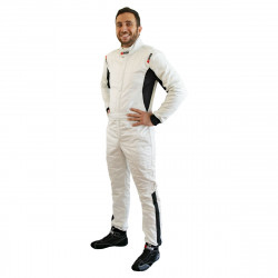 Tuta da corsa omologata FIA RRS Diamond Star, argento