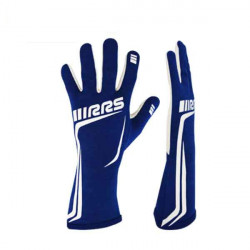 Guanti da gara omologati FIA RRS GRIP 2 (cuciture interne), blu