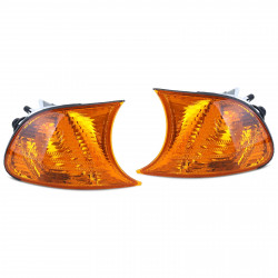 RACES frecce anteriori per BMW 3 Series Coupe Convertible E46 99-01, arancione