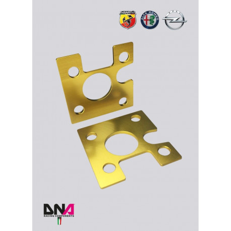 Piastre di campanatura (Camber) DNA RACING Kit piastre camber negativo posteriori per FIAT 500 USA/ABARTH INCL. (2010-) | race-shop.it