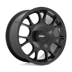 Rotiform R187 TUF-R cerchio 18x8.5 5x112/5x114.3 72.56 ET45, Nero lucido