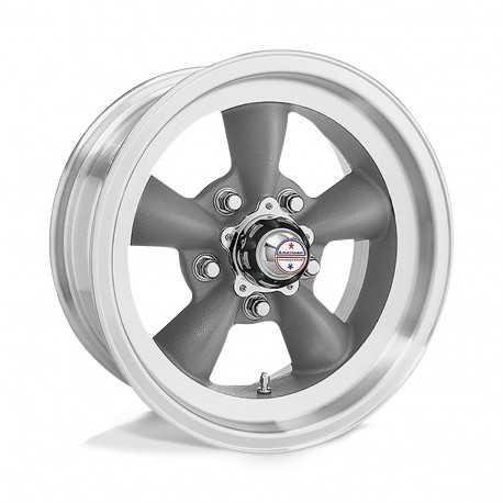 Cerchi in lega American Racing American Racing Vintage VN105 TORQ THRUST D cerchio 15x10 5x120.65 83.06 ET-44, Torq gray | race-shop.it