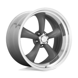 American Racing Vintage VN215 CLASSIC TORQ THRUST II cerchio 15x7 5x127 83.06 ET-6, Mag gray