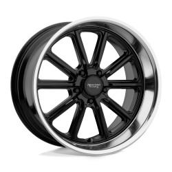 American Racing Vintage VN507 RODDER cerchio 20x8 5x114.3 72.56 ET0, Nero lucido