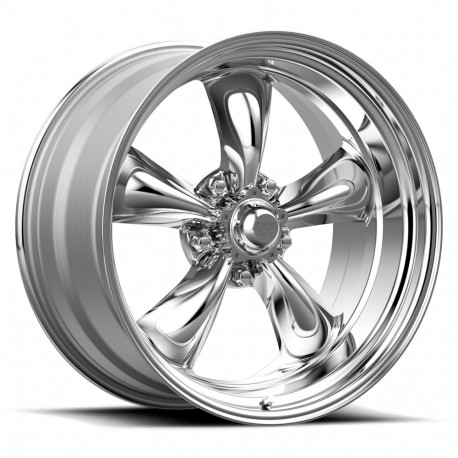 Cerchi in lega American Racing American Racing Vintage VN515 TORQ THRUST II 1 PC cerchio 17x8 5x114.3 83.06 ET25, Silver | race-shop.it