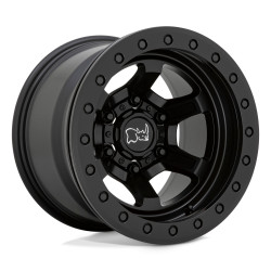 Black Rhino OFFSHOOT BEADLOCK cerchio 15x10 6x139.7 112.1 ET-38, Matte Nero
