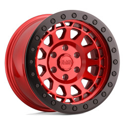 Black Rhino PRIMM BEADLOCK cerchio 17x8.5 5x114.3 71.5 ET-38, Candy rosso