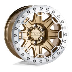 Black Rhino RIFT BEADLOCK cerchio 17x8.5 5x127 71.5 ET-38, Matte Gold