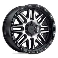 Black Rhino ALAMO cerchio 17x9 6x139.7 112.1 ET-18, Nero lucido