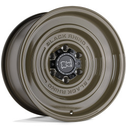 Black Rhino SOLID cerchio 17x9.5 5x127 71.5 ET-18, Gloss green