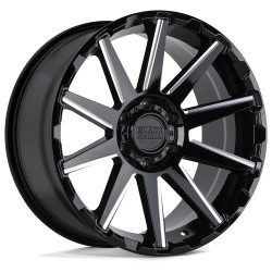 Black Rhino TYPHOON cerchio 17x9.5 6x139.7 112.1 ET12, Nero lucido