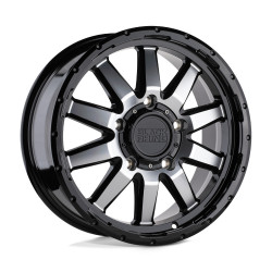 Black Rhino EXCURSION cerchio 18x8 6x139.7 112.1 ET35, Nero lucido