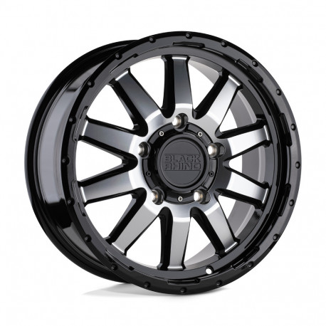 Cerchi in lega Black Rhino Black Rhino EXCURSION cerchio 18x8 5x160 65.07 ET48, Nero lucido | race-shop.it