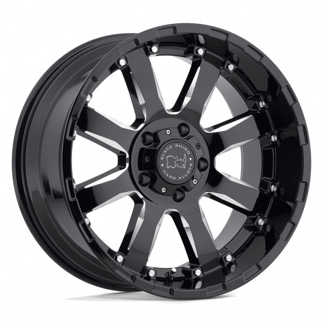 Cerchi in lega Black Rhino Black Rhino SIERRA cerchio 20x10 5x150 110.1 ET0, Nero lucido | race-shop.it