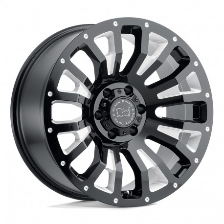 Cerchi in lega Black Rhino Black Rhino PINATUBO cerchio 20x12 8x180 125.1 ET-44, Nero lucido | race-shop.it
