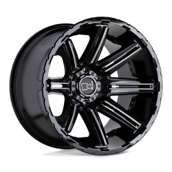 Black Rhino RAMPAGE cerchio 20x12 6x135 87.1 ET-44, Nero lucido