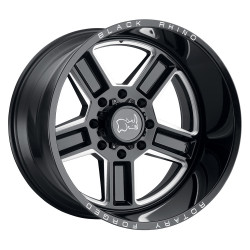 Black Rhino CANON cerchio 20x9.5 6x139.7 112.1 ET-18, Nero lucido