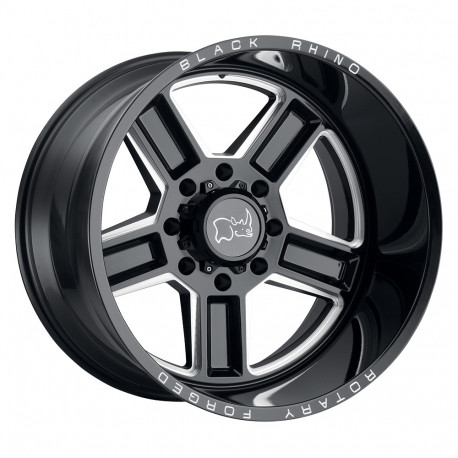 Cerchi in lega Black Rhino Black Rhino CANON cerchio 20x9.5 6x139.7 112.1 ET-18, Nero lucido | race-shop.it