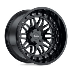 Black Rhino FURY cerchio 20x9.5 6x139.7 112.1 ET12, Nero lucido