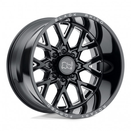Cerchi in lega Black Rhino Black Rhino GRIMLOCK cerchio 20x9.5 6x139.7 112.1 ET-18, Nero lucido | race-shop.it
