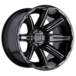 Black Rhino RAMPAGE cerchio 20x9.5 5x127 71.5 ET18, Nero lucido