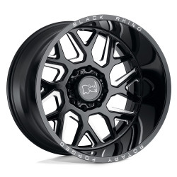 Black Rhino REAPER cerchio 22x14 8x180 125.1 ET-76, Nero lucido