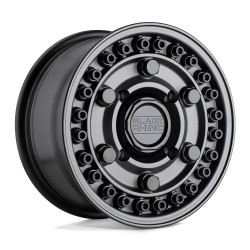 Black Rhino Powersports ARMORY UTV cerchio 14x7 4x137 106.1 ET36, Gun Nero