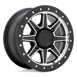 Black Rhino Powersports WEBB UTV cerchio 14x7 4x110 80.2 ET51, Nero lucido