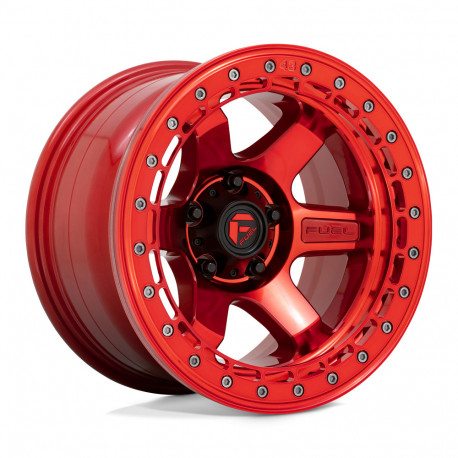 Cerchi in lega Fuel Fuel D123 BLOCK BEADLOCK cerchio 17x9 6x135 87.1 ET-15, Candy rosso | race-shop.it