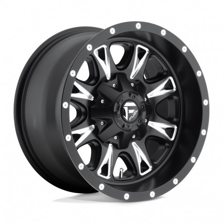 Cerchi in lega Fuel Fuel D513 THROTTLE cerchio 20x10 8x165.1 125.1 ET-12, Matte Nero | race-shop.it