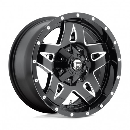 Cerchi in lega Fuel Fuel D554 FULL BLOWN cerchio 18x9 5x114.3/5x127 78.1 ET1, Nero lucido | race-shop.it
