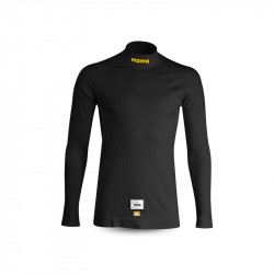 Maglia ignifuga a maniche lunghe omologata FIA MOMO PRO, nero