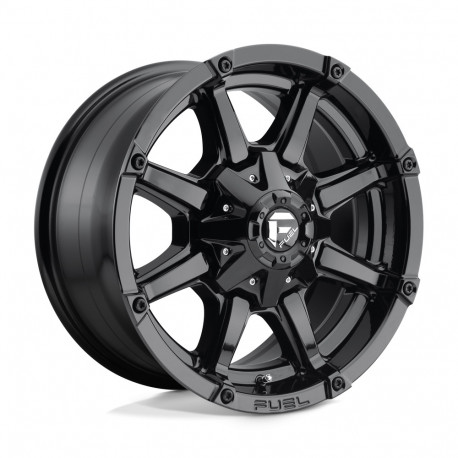 Cerchi in lega Fuel Fuel D575 COUPLER cerchio 20x9 8x180 124.2 ET20, Nero lucido | race-shop.it