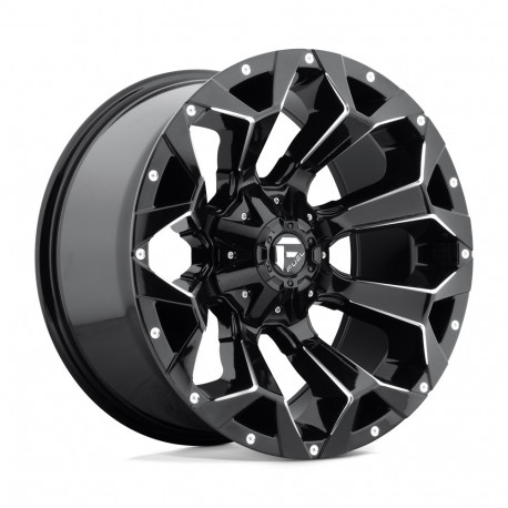 Cerchi in lega Fuel Fuel D576 ASSAULT cerchio 20x9 8x170 125.1 ET1, Nero lucido | race-shop.it