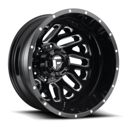 Fuel D581 TRITON cerchio 22x8.25 8x165.1 121.5 ET-265, Nero lucido