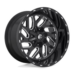Fuel D581 TRITON cerchio 24x12 6x135/6x139.7 106.1 ET-44, Nero lucido
