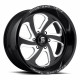 Cerchi in lega Fuel Fuel D587 FLOW cerchio 20x10 8x165.1 125.1 ET-18, Nero lucido | race-shop.it