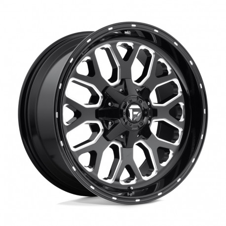 Cerchi in lega Fuel Fuel D588 TITAN cerchio 22x12 8x170 125.1 ET-44, Nero lucido | race-shop.it