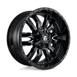 Fuel D595 SLEDGE cerchio 22x10 8x170 125.1 ET10, Nero lucido