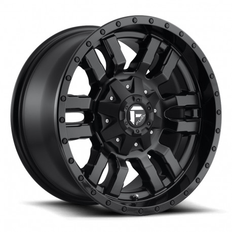 Cerchi in lega Fuel Fuel D596 SLEDGE cerchio 17x9 5x114.3/5x127 78.1 ET-12, Matte Nero | race-shop.it