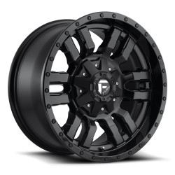Fuel D596 SLEDGE cerchio 18x8 6x114.3/6x120 72.56 ET35, Matte Nero