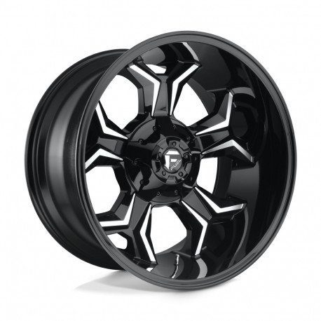 Cerchi in lega Fuel Fuel D606 AVENGER cerchio 22x12 8x180 124.2 ET-44, Nero lucido | race-shop.it