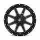 Cerchi in lega Fuel Fuel D610 MAVERICK cerchio 22x10 8x170 125.1 ET-24, Nero lucido | race-shop.it