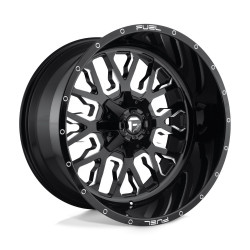 Fuel D611 STROKE cerchio 22x14 8x170 125.1 ET-75, Nero lucido