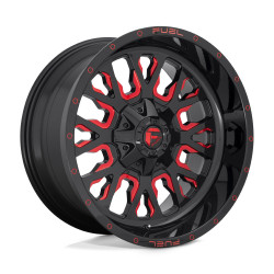 Fuel D612 STROKE cerchio 20x10 5x139.7/5x150 110.1 ET-18, Nero lucido