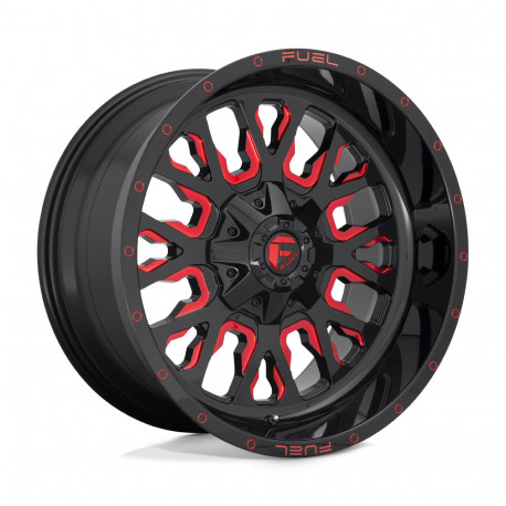 Cerchi in lega Fuel Fuel D612 STROKE cerchio 20x10 6x135/6x139.7 106.1 ET-18, Nero lucido | race-shop.it