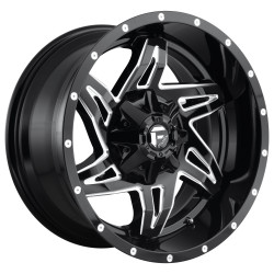 Fuel D613 ROCKER cerchio 20x10 8x165.1 125.1 ET-18, Nero lucido