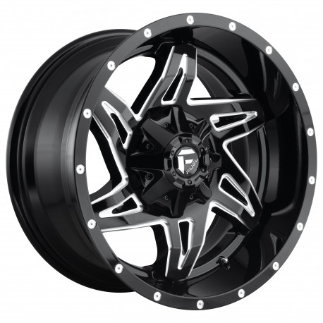 Cerchi in lega Fuel Fuel D613 ROCKER cerchio 20x9 8x180 124.2 ET20, Nero lucido | race-shop.it