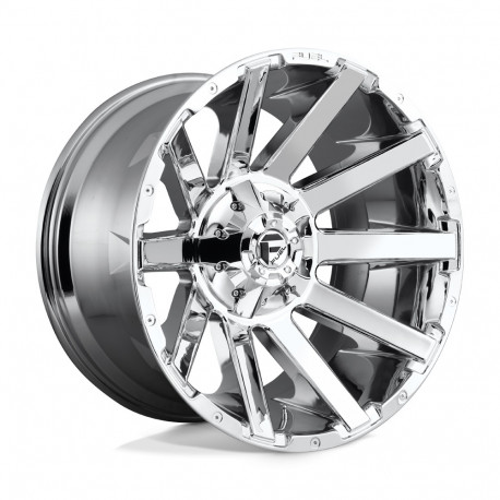 Cerchi in lega Fuel Fuel D614 CONTRA cerchio 22x12 8x165.1 125.1 ET-44, Chrome | race-shop.it
